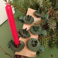 grønne juletræs klips juletræet lysholdere genbrugs julepynt